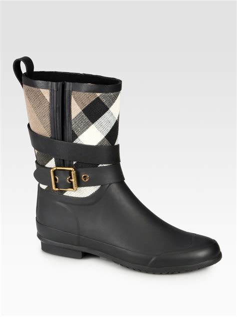 burberry rain boots size 42|wide calf rain boots Burberry.